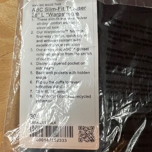 Lululemon ABC Slim Fit Trouser *Warpstreme (30x28)